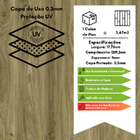 Piso Vinílico Colado 3mm Com Proteção - Sisal - Peça