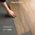 Piso Vinílico Colado 4,34m² - Cinza