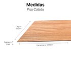 Piso Vinílico Colado 4,34m² - Cinza