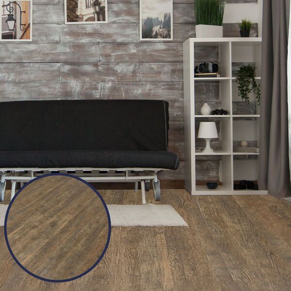 Piso Vinilico Ecokap 2mm Em Régua Caixa 4,72m² Pv08024 Imbuia