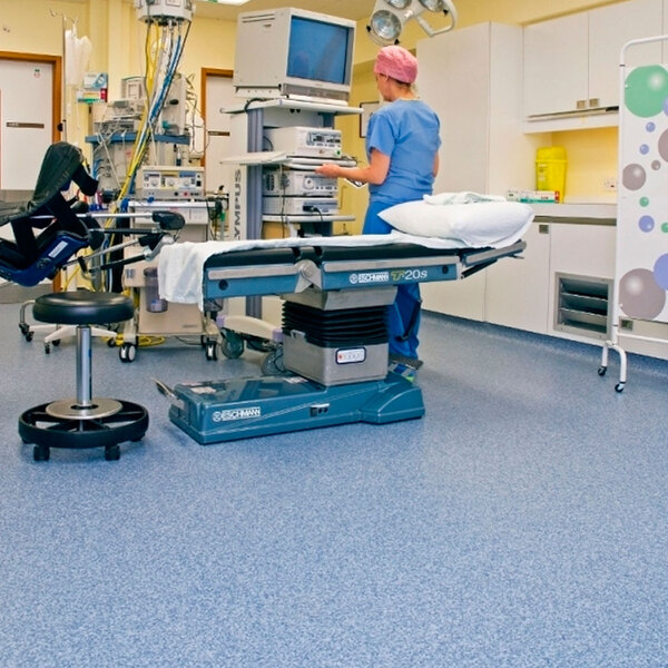 Piso Vinílico Em Manta Bright 1,6mm - 2x25m - 92301 - Azul Mé