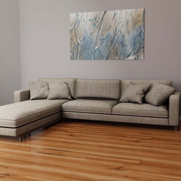 Piso Vinilico Em Manta Com Brilho, Imita Madeira, Antiderrapa