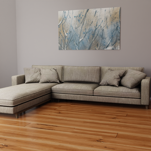 Piso Vinilico Em Manta Com Brilho, Imita Madeira, Antiderrapa