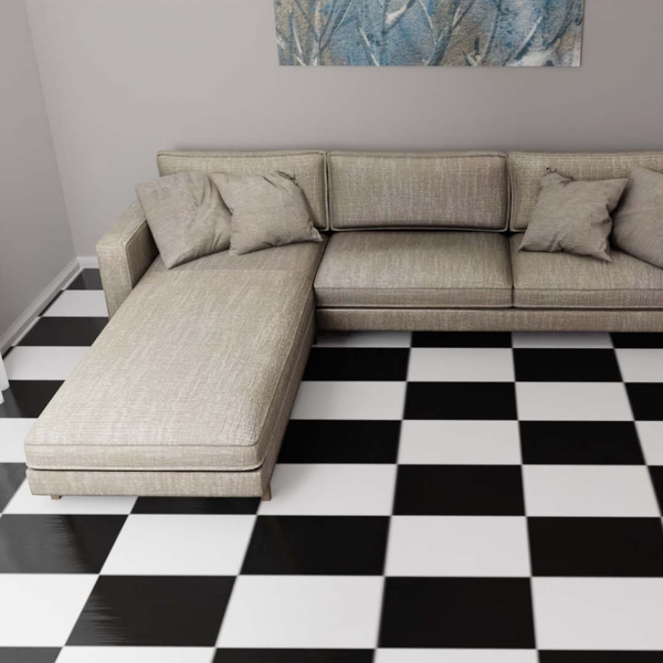 Piso Vinílico Em Manta Pvc 0,7mm Antiderrapante 20m² Quadricu