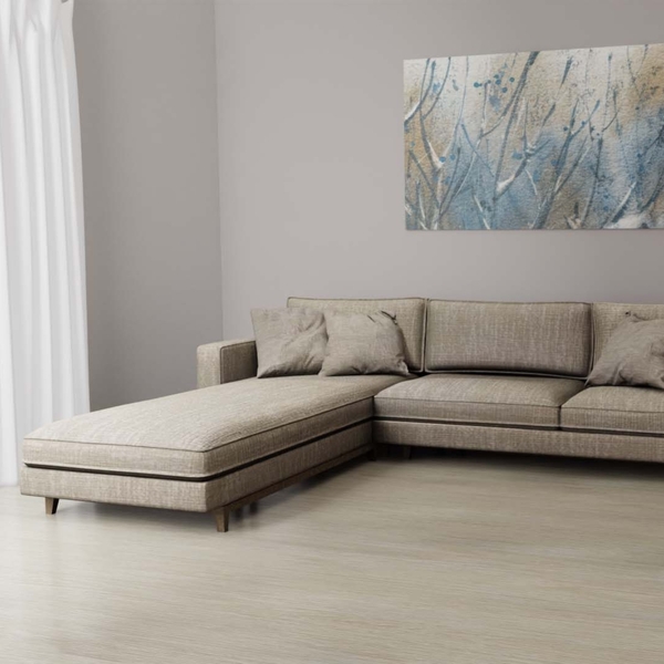 Piso Vinílico Em Manta Pvc 0,7mm Antiderrapante 34m² Imita Ma