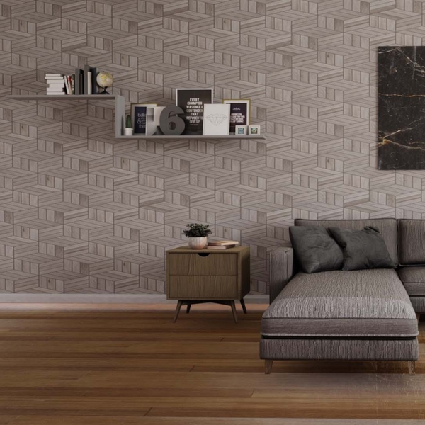 Piso Vinílico Em Manta Pvc 0,7mm Antiderrapante 36m² Imita Ma