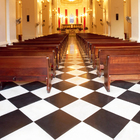 Piso Vinílico Em Manta Xadrez, Pista De Dança, Festa, 2x3mts