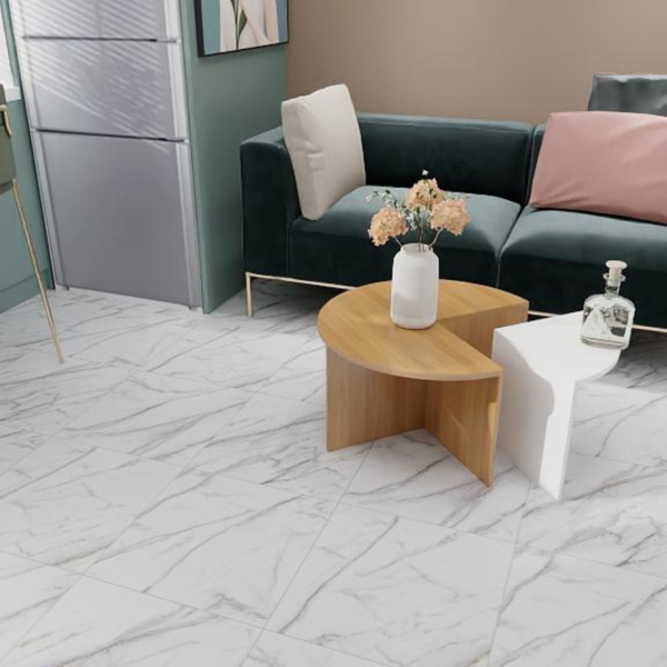 Piso Vinilico Em Placa Autocolante Mármore  - Caixa 5m²