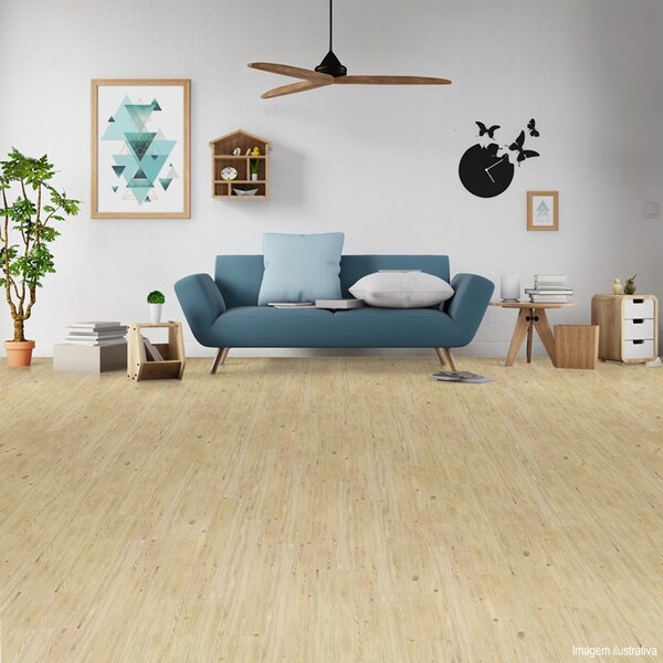 Piso Vinílico Espaçofloor Cola Soft Amendola Rustico Caixa Co