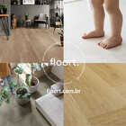 Piso Vinílico Gianduia Oak Floort® Home Caixa Com 4,18 M²