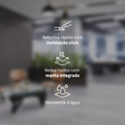 Piso Vinílico Rígido Click Ambienta Tech Carvalho Almafi Madeira Branco m² Tarkett