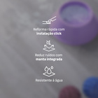 Piso Vinílico Rígido Click Ambienta Tech Carvalho Madeira Branco m² Tarkett