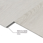 Piso Vinílico Rígido Click Forte Camden White Madeira Branco m² Artens