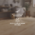 Piso Vinílico Rígido Click Intenso Tauari Madeira Bege m² Artens