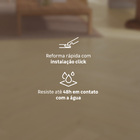 Piso Vinílico Rígido Click Intenso Vercelli Madeira Bege m² Artens