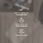 Piso Vinílico Rígido Click Living Now Madeira Marrom m² Eliane Floor