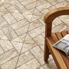 Pisos Cerâmico Externo Pedra Esmaltado Borda Arredondada Vpc58011 58x58cm Viva Cerâmica