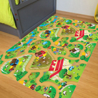 Pista Para Carrinhos HOTCARS Cidade Fazenda Animais 1,8x1,2m