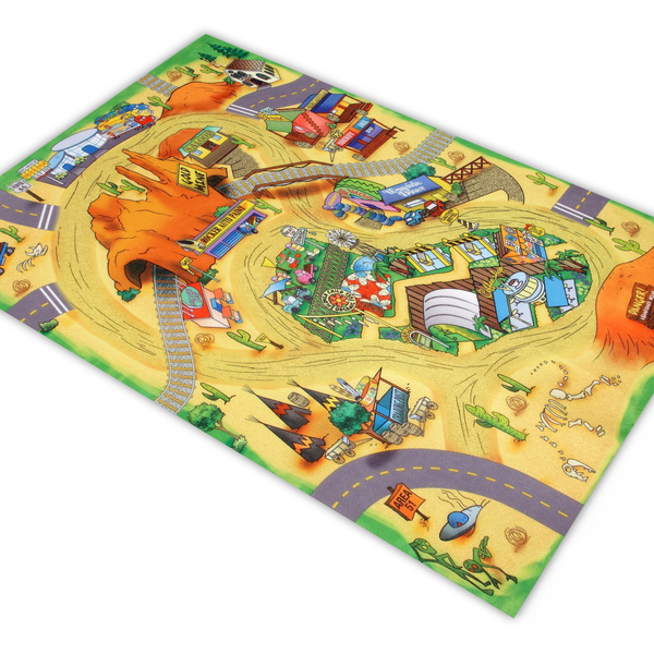 Pista Para Carrinhos HOTCARS Deserto Minas Ouro 1,4x1,0m