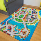 Pista Para Carrinhos HOTCARS Grande Cidade Ilha 1,4x1,0m