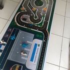 Pista Para Carrinhos HOTCARS Pista + Aeroporto Mega 1,60x0,60m