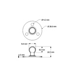 Pistão  A Gás Inverso 60n 27cm - Hd Ferragens