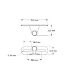 Pistão A Gás 100n Cromado 270mm - Hd Ferragens
