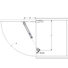 Pistão A Gás 120n Inverso Cromado 270mm - Hd Ferragens