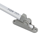 Pistão a Gás Força Normal com Amortecedor Prata 80N 8kg