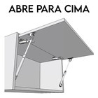 Pistão Amortecedor A Gás Móveis Armários 80n Branco C /10 Un