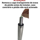 Pistão Cromado À Gás 120mm 150kg Classe 4