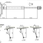 Pistão Gás Com Amortecedor Força 120 N Cinza Fgvtn 2 Unidade