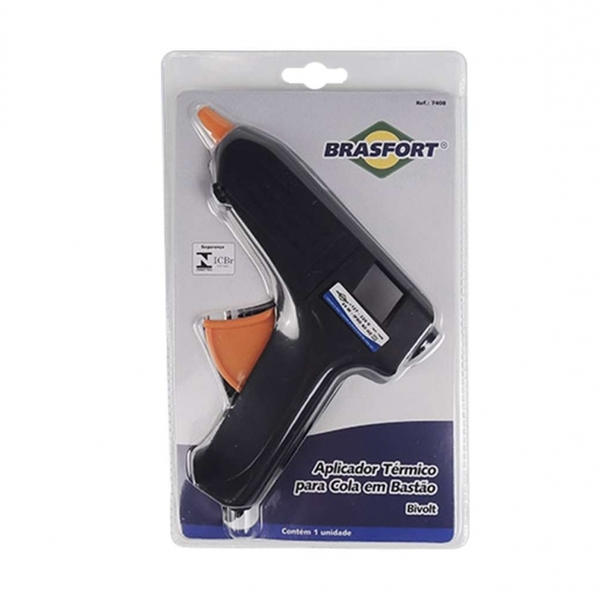 Pistola Cola Brasfort 24w Bivolt 7408 Blister
