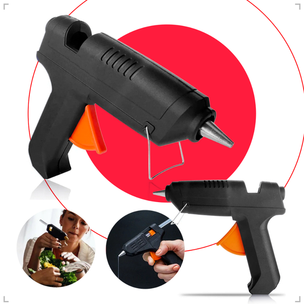 Pistola De Cola Quente Bastão Aplicador Profissional Bivolt