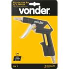 Pistola De Limpeza Ar Plástico Bico Curto Com Gatilho Plv7 Vo