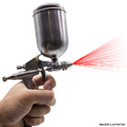 Pistola De Pintura Aerógrafo Alumínio K3 Gravidade 90 Ml Bico