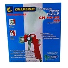 Pistola De Pintura Chiaperini Ch Hg-40 Red Bico 1.5 Mm Caneca