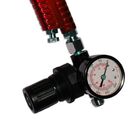 Pistola De Pintura Com Manômetro Hvlp 600 Ml 1 4mm E 2 0mm Le