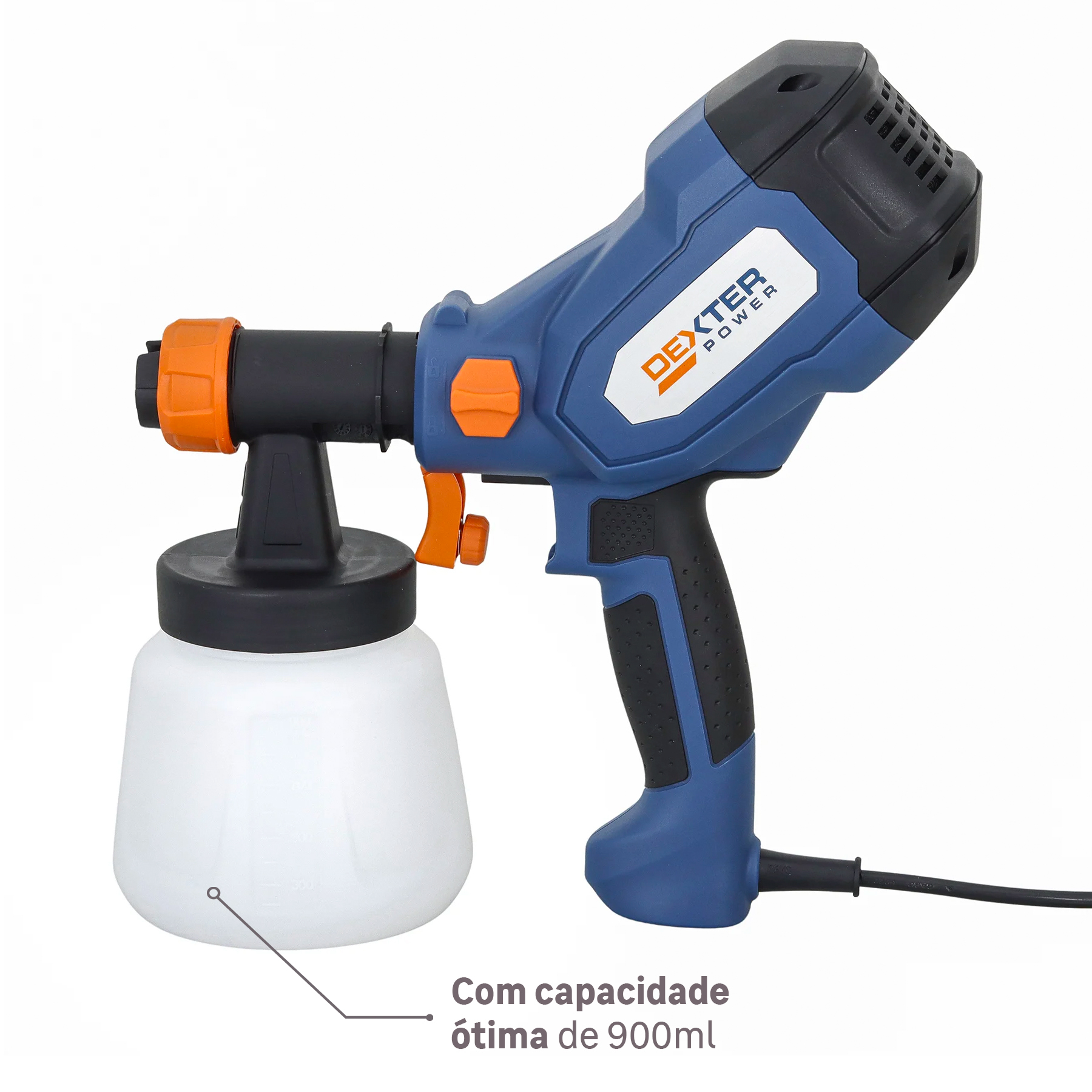 Pistola de Pintura Elétrica 220V 900ml Dexter | Leroy Merlin