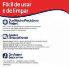 Pistola De Pintura Hvlp P827 Automotiva Bico 1,4mm