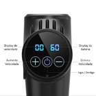 Pistola Massageadora Com 30 Velocidades +6 Ponteiras +maleta