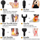 Pistola Massageadora Profissional Fisioterapeuta Relaxamento