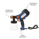 Pistola Pulverizadora Elétrica HVLP 400W 220V Dexter