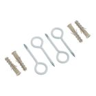 Pitão Branco 3 4x60mm Com Bucha 6mm Branco - Bemfixa