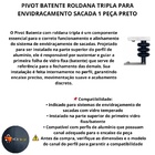 Pivot Batente Roldana Tripla P/ Envidracamento Sacada