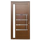 Pivotante Com Puxador Friso E Vidro Linha Roma 210x100 Amadei