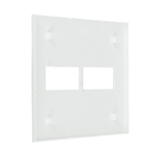 Placa 1+1 POSTO 4X4 Branco Pial Plus+          