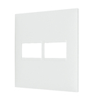 Placa 1+1 POSTO 4X4 Branco Pial Plus+          