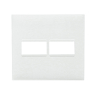 Placa 1+1 POSTO 4X4 Branco Pial Plus+          