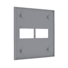 Placa 1+1 POSTO 4X4 Cinza Pial Plus+          